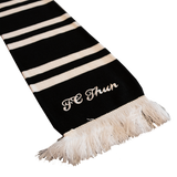 Winterschal schwarz/weiss