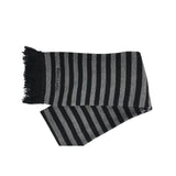 Winterschal grau/schwarz