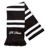 Winterschal schwarz/weiss