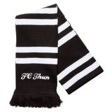 Winterschal schwarz/weiss
