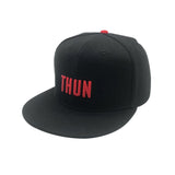 Cap THUN schwarz/rot