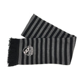 Winterschal grau/schwarz