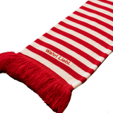 Winterschal rot/weiss