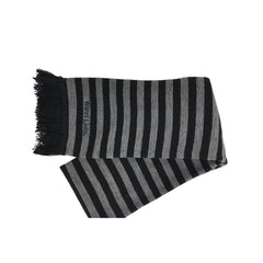 Winterschal grau/schwarz