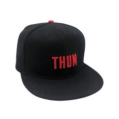 Cap THUN schwarz/rot