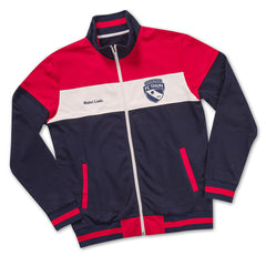 Zip-Jacke Kids rot/weiss/blau